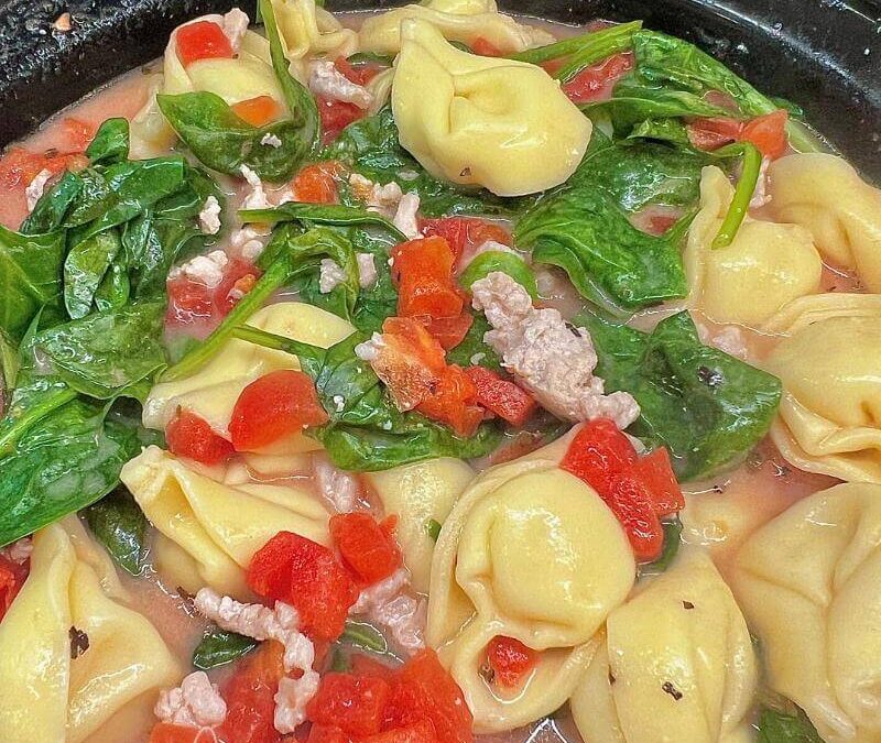 Sausage & Tortellini Soup