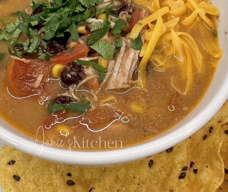 Easy Slow Cooker Taco Soup