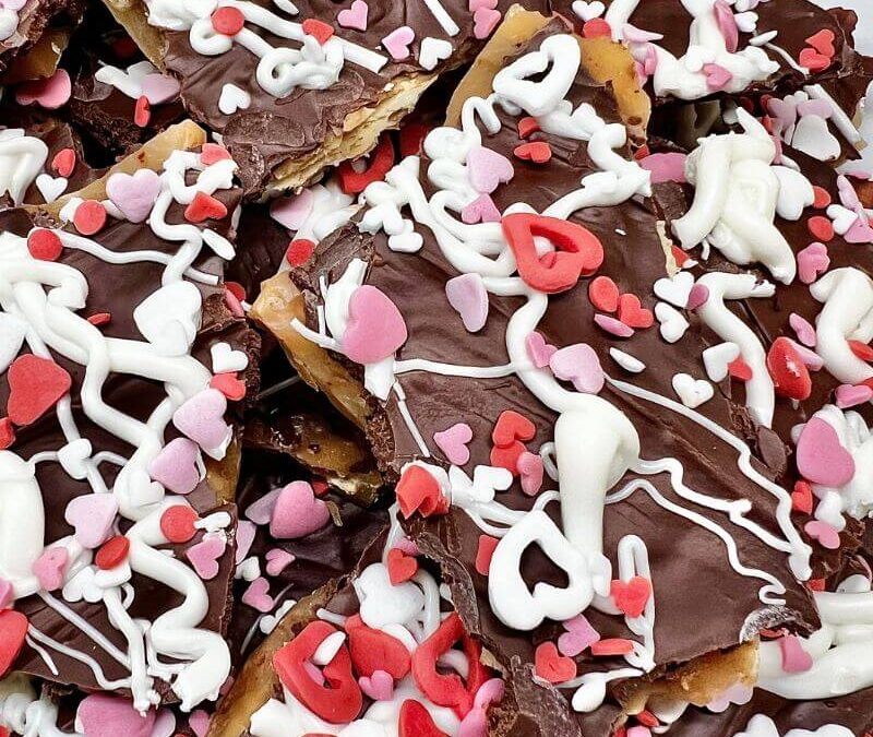 Valentines Day Cracker Candy