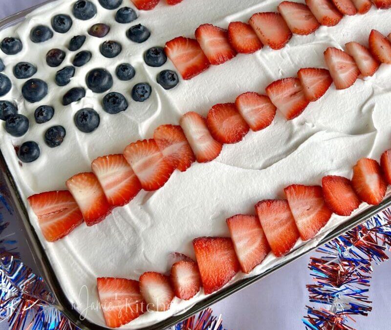 American Flag Cake