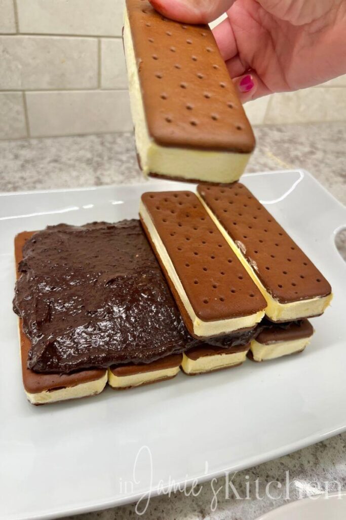 Ice Cream Sandwich Cake - In Jamie's Kitchen