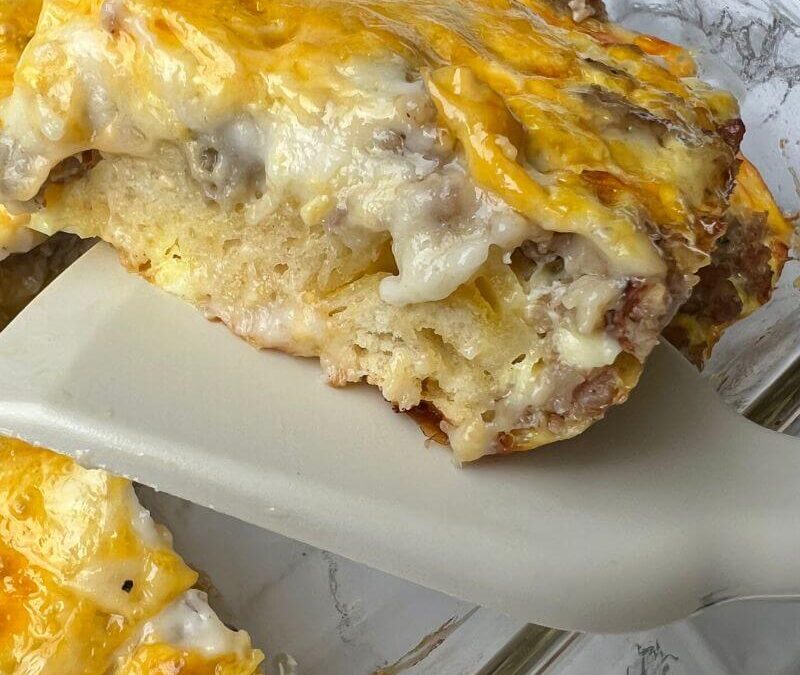 Biscuits and Gravy Casserole