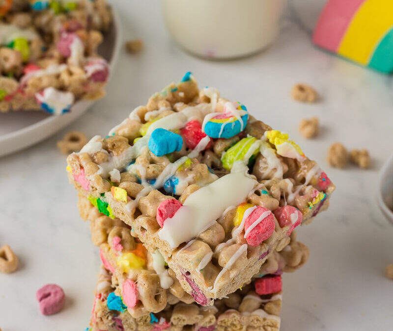 Lucky Charms Rice Krispies Treats
