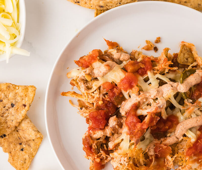 Healthy Chicken Nachos