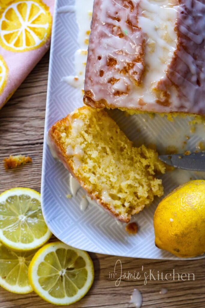 Lemon-drizzle-cake-recipe-Lemon-drizzle-loaf-cake-Lemon-cake-Lemon-desserts-Summer-cake-In-Jamies-Kitchen-summer-dessert-recipes-mothers-day