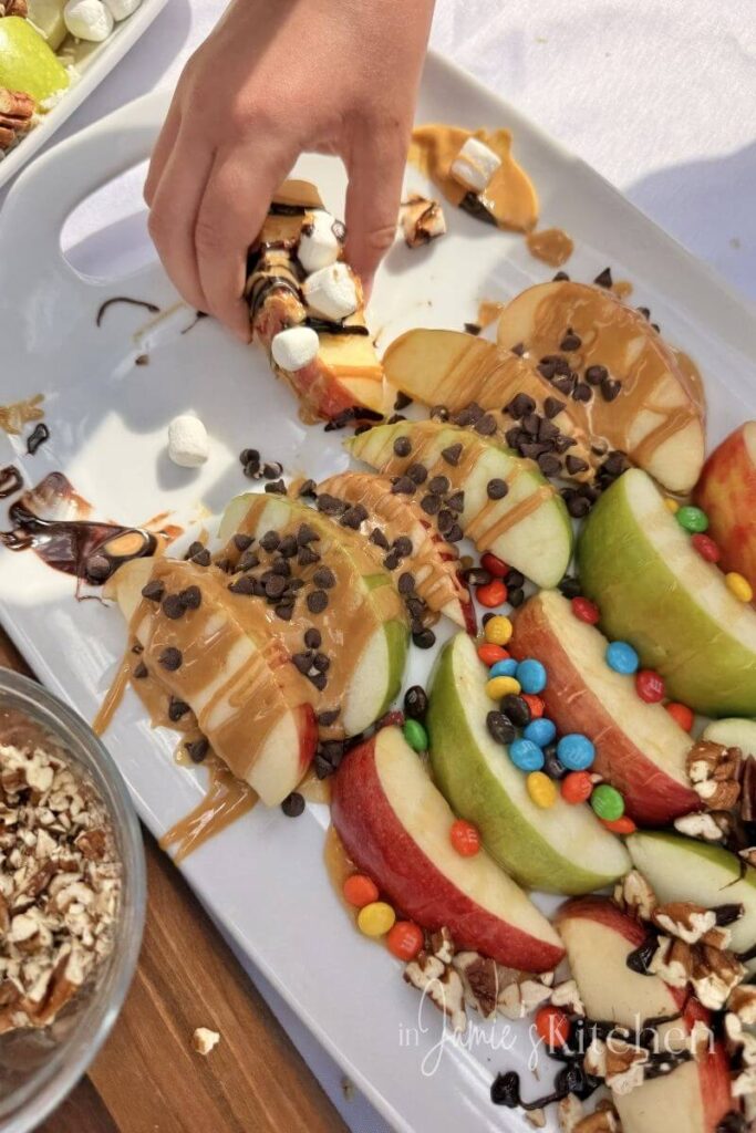 apple-nachos-in-jamies-kitchen-apple-snack-recipe