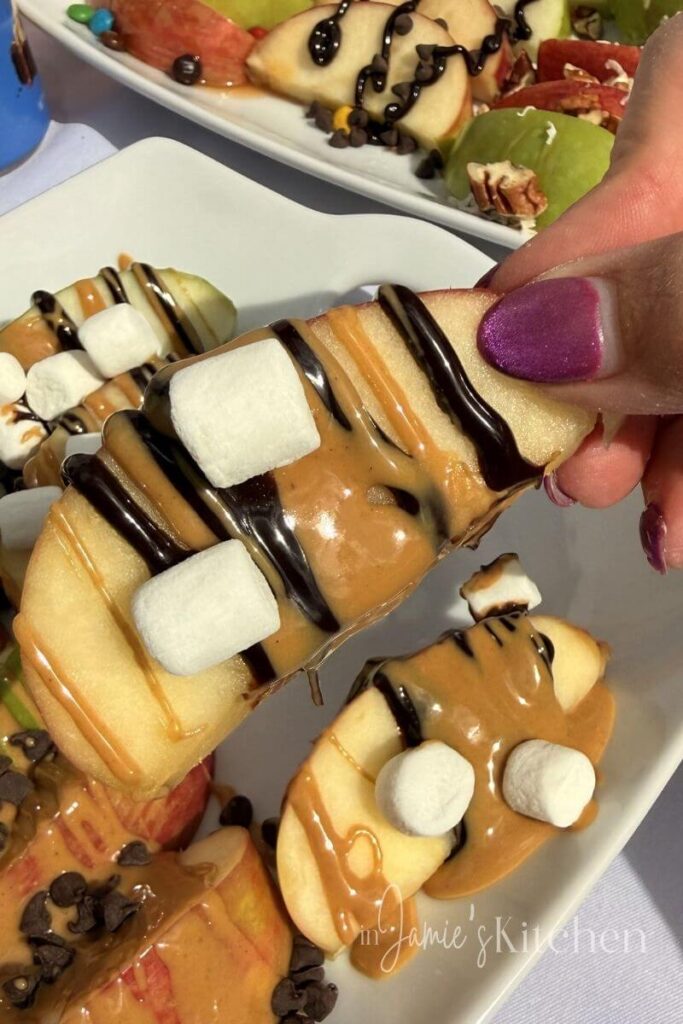 apple-nachos-in-jamies-kitchen-apple-snack-recipe