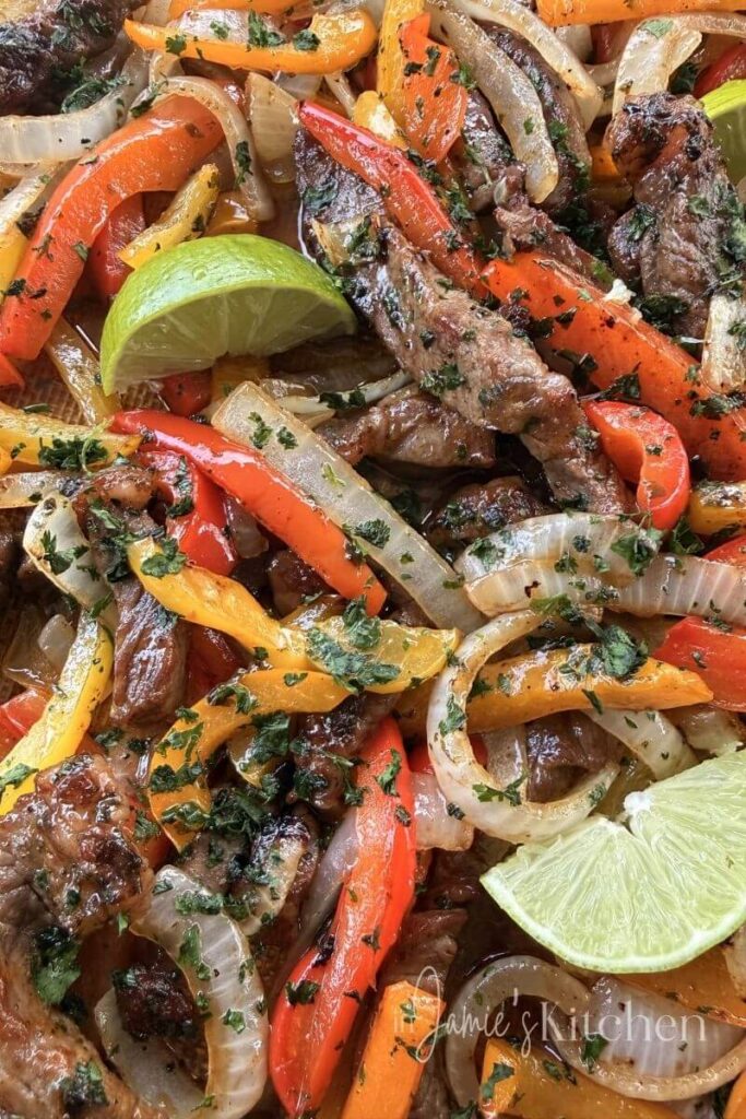 sheet-pan-fajitas-in-jamies-kitchen