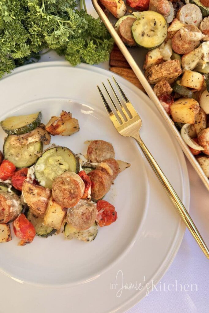 chicken-sausage-veggie-sheet-pan-dinner-in-jamies-kitchen