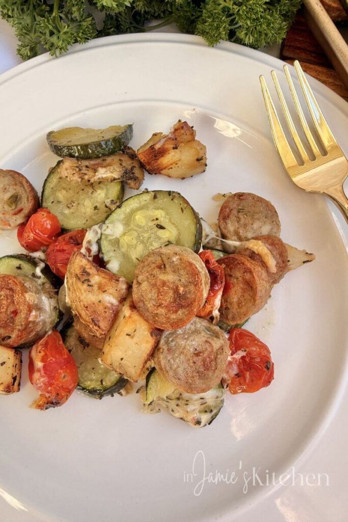 chicken-sausage-veggie-sheet-pan-dinner-in-jamies-kitchen