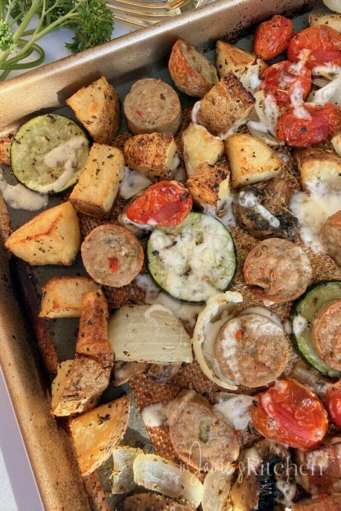 chicken-sausage-veggie-sheet-pan-dinner-in-jamies-kitchen