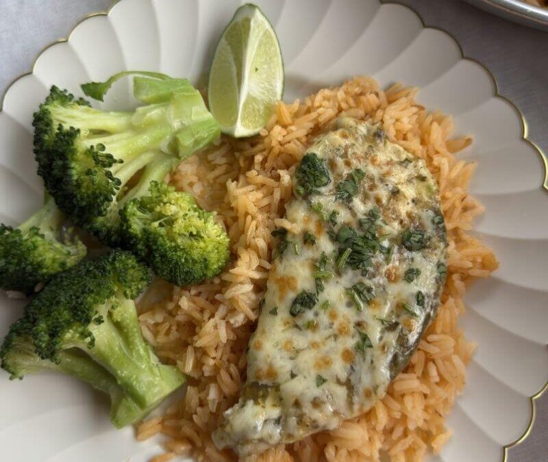 Salsa Verde Chicken Bake