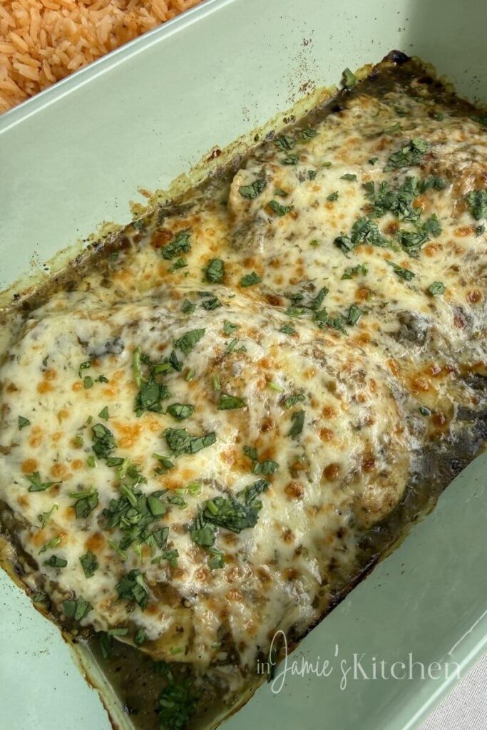 salsa-verde-chicken-bake-cheesy-salsa-verde-chicken-in-jamies-kitchen