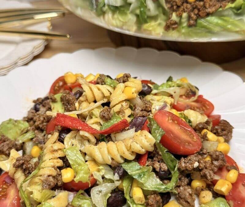 Loaded Taco Pasta Salad