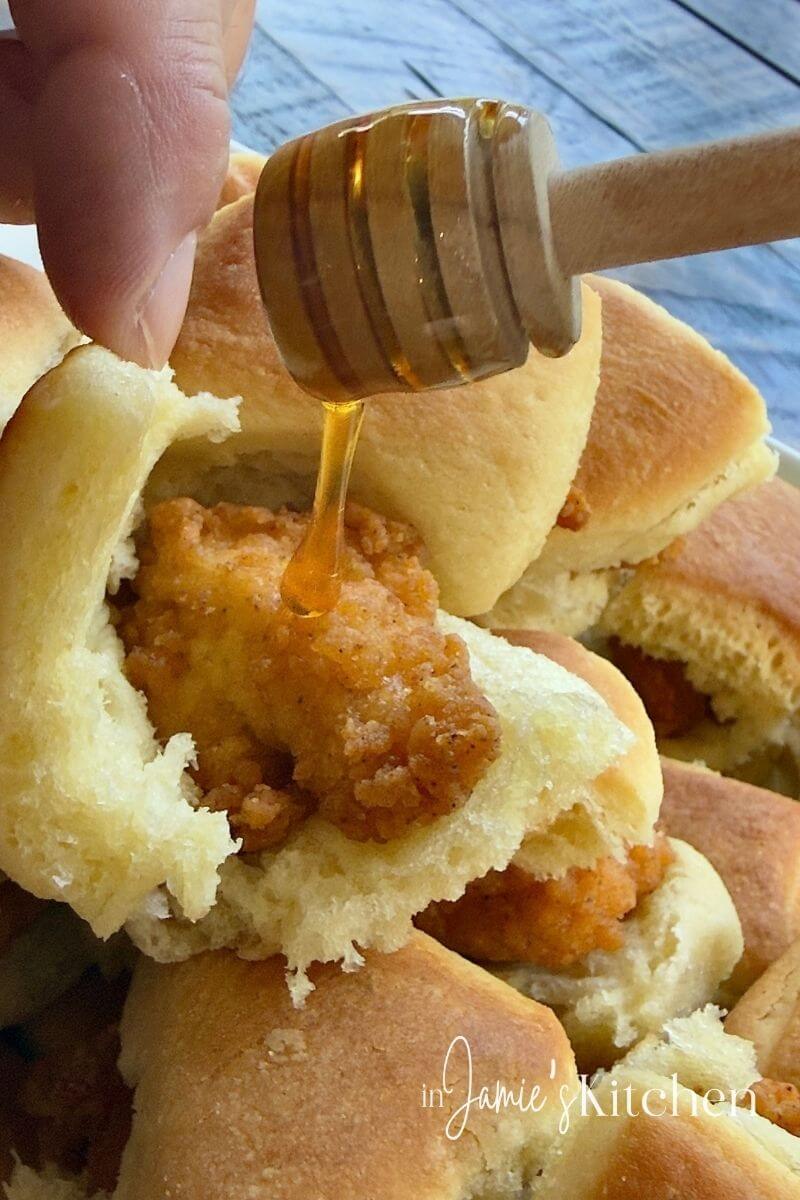 Copycat Chick-fil-A Chicken Minis with Hot Honey (easy)